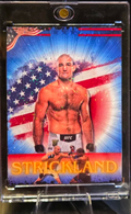 SEAN STRICKLAND Custom UFC MMA Refractor Rookie Holo Prizm Rookie Card rc