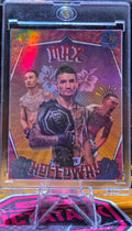 Max Holloway Custom UFC MMA Refractor Rookie Holo Prizm Rookie Card rc