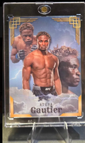 Ateba Gautier Custom UFC MMA Refractor Rookie Holo Prizm Rookie Card