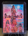 Lola Vice  Custom WWE UFC MMA Refractor Rookie Holo Prizm Rookie Card RC