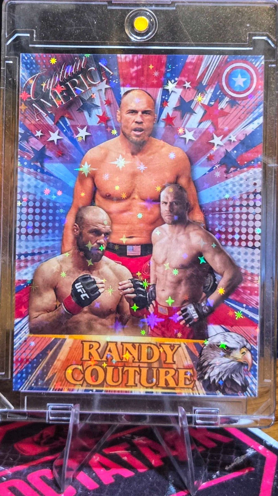 Randy Couture Custom UFC MMA Refractor Rookie Holo Prizm Rookie Card Prizm RC