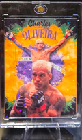 Charles Oliveira Custom UFC MMA Refractor Rookie Holo Prizm Rookie Card rc