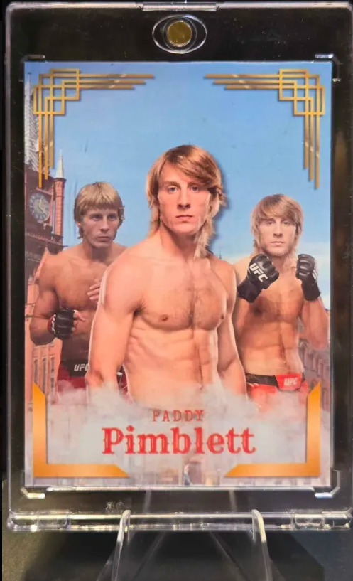Paddy Pimblett Custom UFC MMA Refractor Rookie Holo Prizm Rookie Card rc