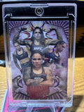 Amanda Nunes Custom UFC MMA Refractor Rookie Holo Prizm Rookie Card rc