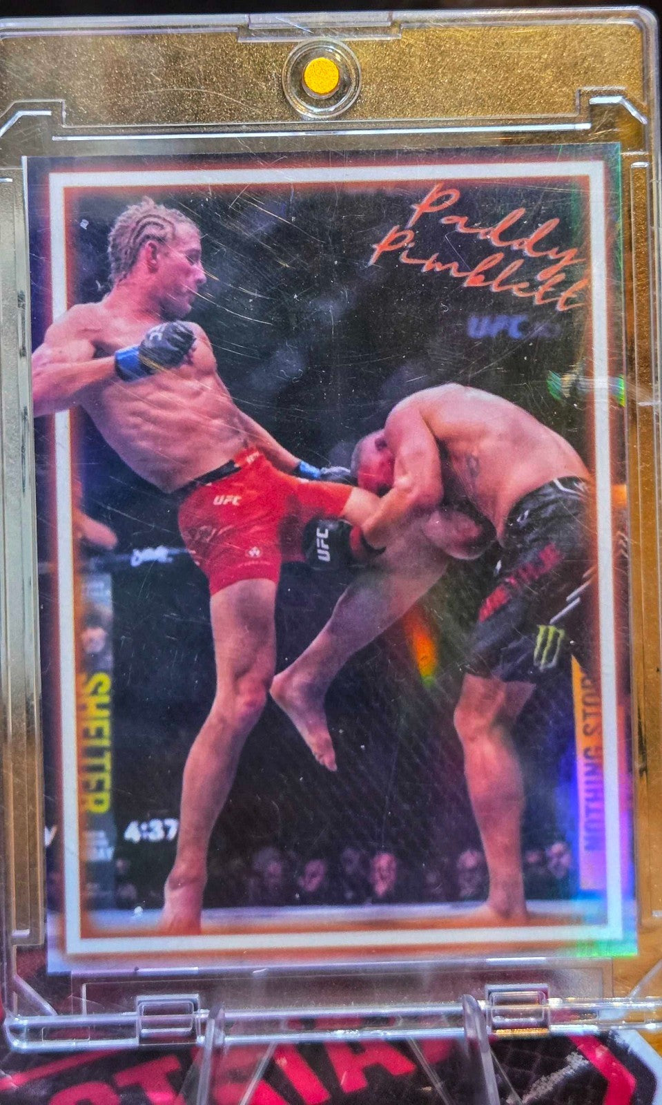 Paddy Pimblett Custom UFC MMA Refractor Rookie Holo Prizm Rookie Card UFC 324